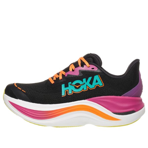 Hoka One One Skyward X Black Electric Aqua