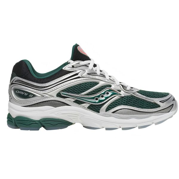 Saucony ProGrid Omni 9 Green Black Silver Orange