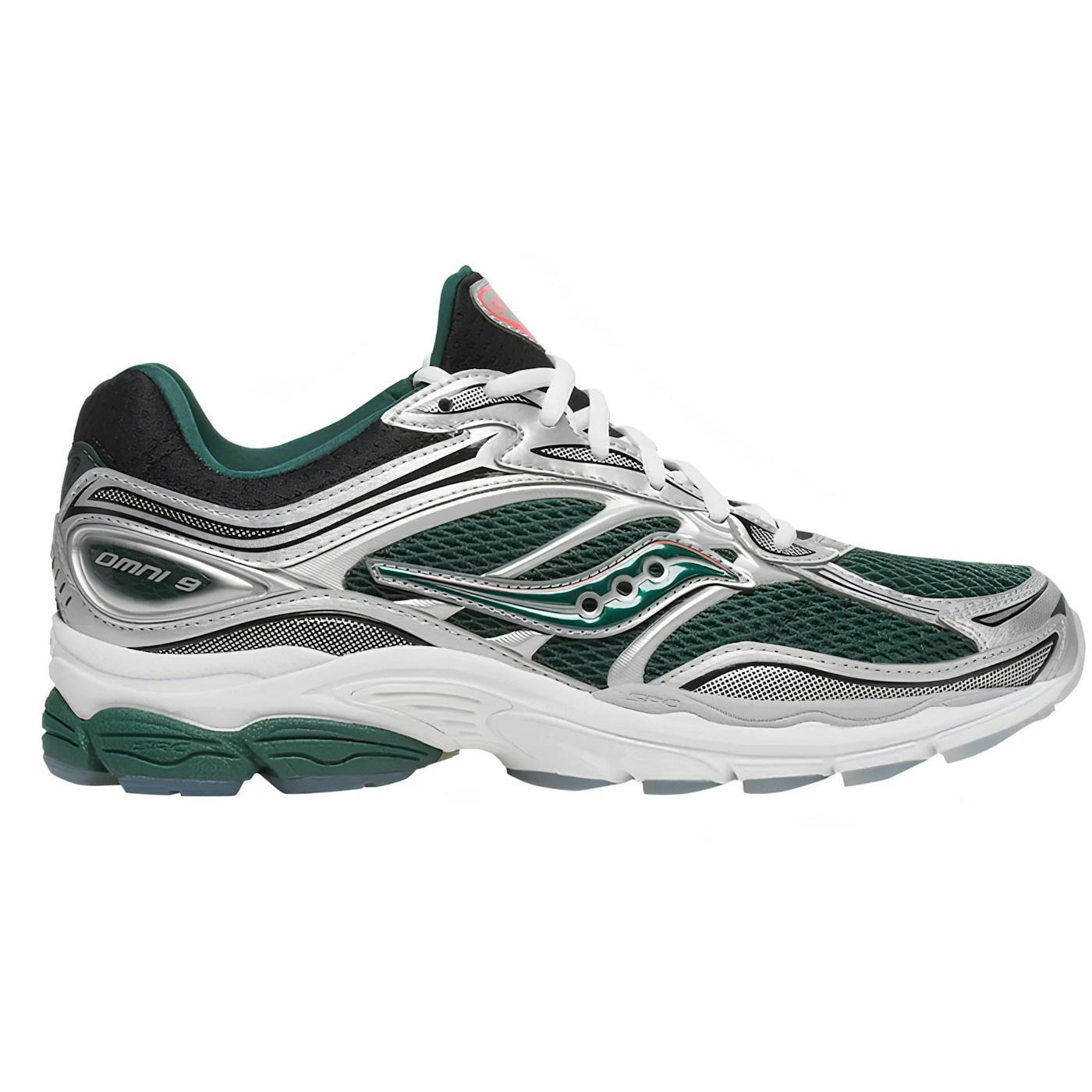 Saucony ProGrid Omni 9 Green Black Silver Orange