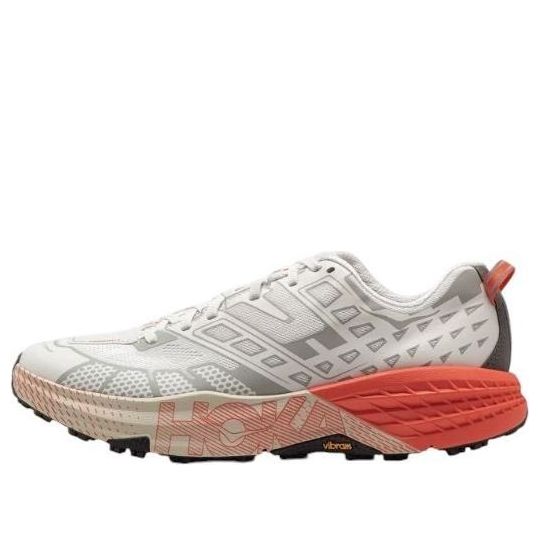 Hoka One One Speedgoat 2 White Tomato